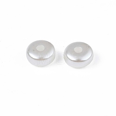 ABS Plastic Imitation Pearl Beads X-OACR-N008-109-1