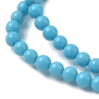 Synthetic Turquoise Beads Strands GG-CBA391B-03B-01-1