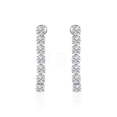 Sparkling diamond stud earrings for women WK5869-1