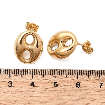 6 Pairs 304 Stainless Steel Stud Earrings EJEW-P340-02A-1