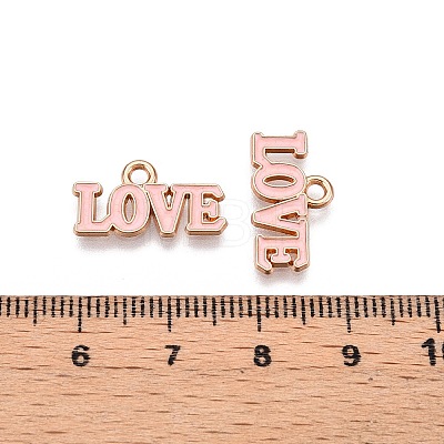 Valentine's Day Theme Alloy Enamel Pendants ENAM-T020-50D-03-1