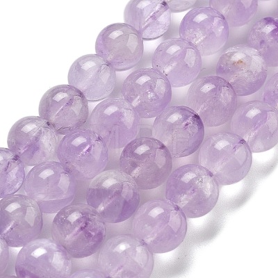 Natural Amethyst Beads Strands G-F306-11-10mm-1