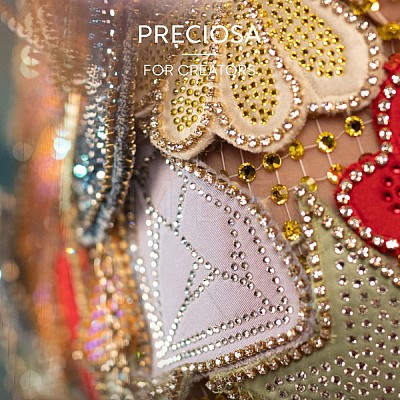 Preciosa® MAXIMA Crystal No Hotfix Flatback Stones Y-PRC-NSS12-00030-219-1