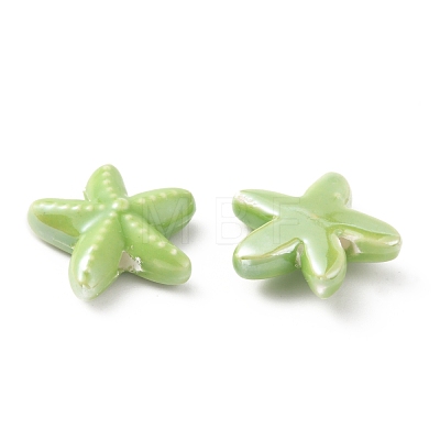 Handmade Porcelain Beads PORC-WH0016-01H-1