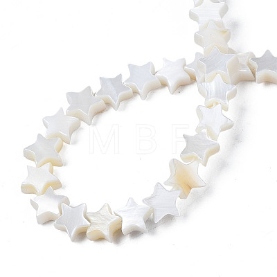 Natural Freshwater Shell Beads Strands LS-SHEL-S278-01A-01-1