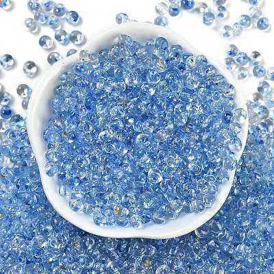 6/0 Spray Paint Glass Seed Beads SEED-H003-11K-1