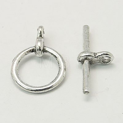Tibetan Style Toggle Clasps LS-TIBE-AB2035Y-NF-1