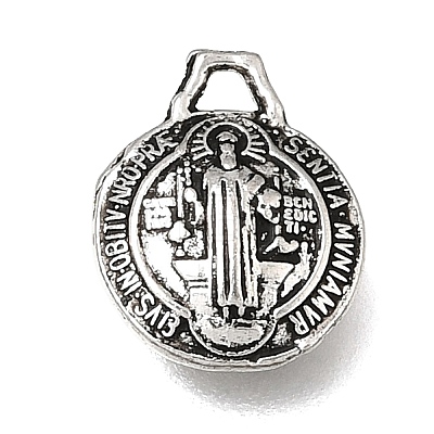 Religion Tibetan Style Alloy Charms FIND-Z128-05AS-1