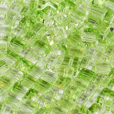 Spray Painted Glass Seed Beads SEED-A034-01F-1