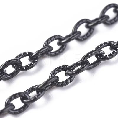 304 Stainless Steel Textured Cable Chains CHS-H007-42B-1