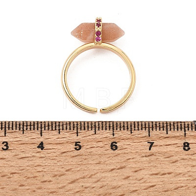 Natural Moonstone Cuff Rings GG-CBA0B5A-03G-06-1
