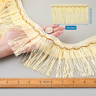 Polyester Tassel Fringe Trimming OCOR-TAC0008-21F-1