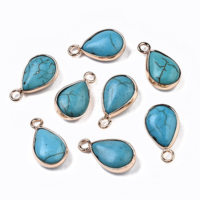 Synthetic Turquoise Pendants G-S359-279A-1