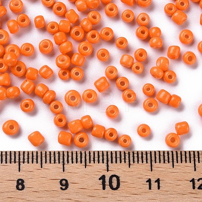 Baking Paint Glass Seed Beads SEED-US0003-4mm-K4-1