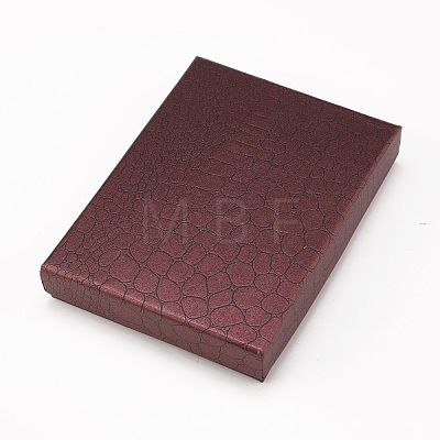 Python Pattern Cardboard Jewelry Set Boxes CBOX-L007-008D-1