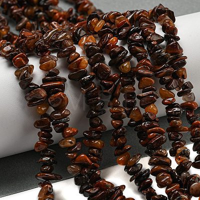 Natural Red Pietersite Beads Strands G-G905-16-1