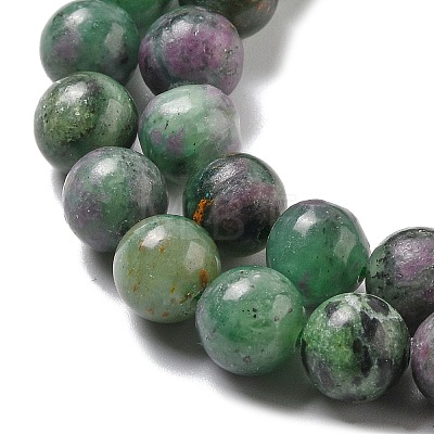 Natural Ruby in Zoisite Beads Strands G-R011-A02-02-1