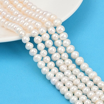 Natural Cultured Freshwater Pearl Beads Strands PEAR-I007-07X-12D-1