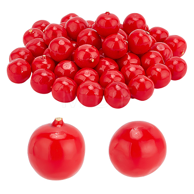 50Pcs Fruit Miniature Ornaments DJEW-PH0001-54-1
