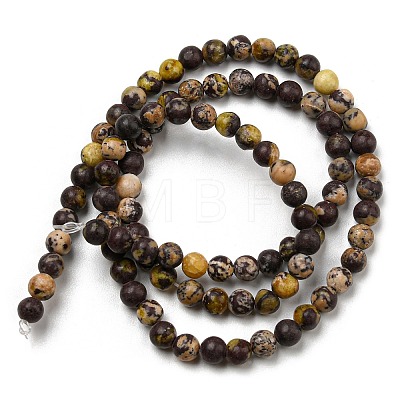 Natural Cherry Blossom Jasper Beads Strands G-C079-A02-01-1