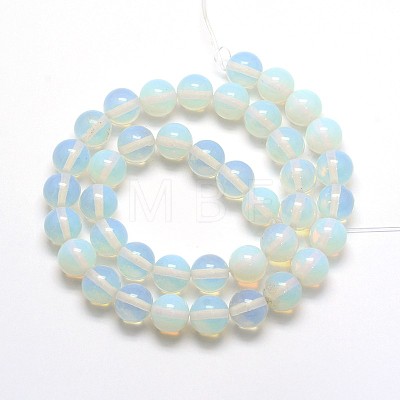 Opal Round Beads Strands X-G-O047-08-8mm-1