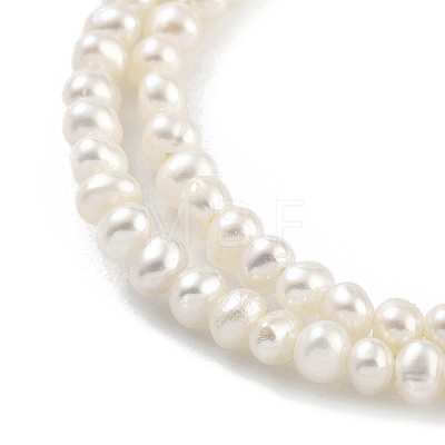 Natural Cultured Freshwater Pearl Beads Strands PEAR-C003-04B-1