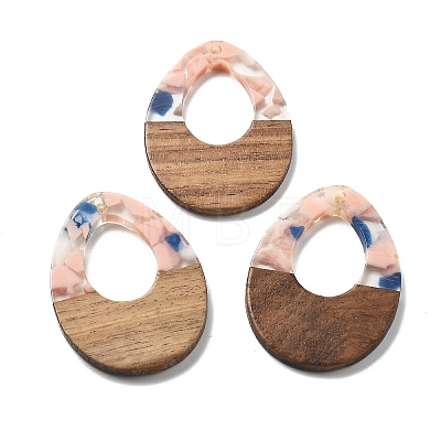 Resin and Walnut Pendants FIND-R051-10-1