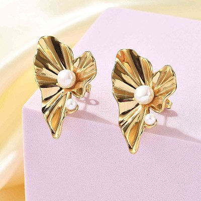 304 Stainless Steel Stud Earrings EJEW-S246-04G-1