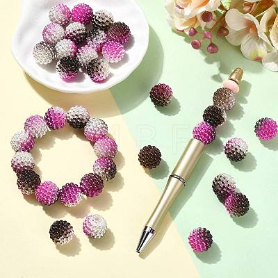 40Pcs Imitation Pearl Acrylic Beads OACR-FS0002-89A-02-1