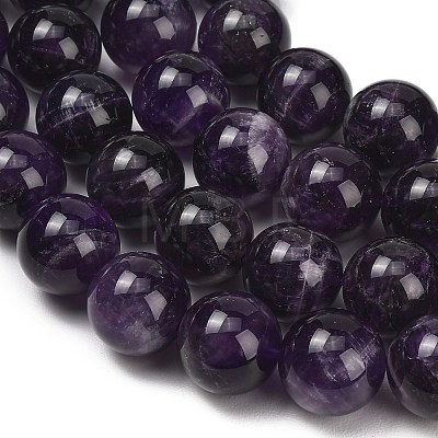 Natural Chevron Amethyst Beads Strands G-I222-16mm-01-1