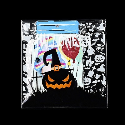 Halloween Theme Plastic Bakeware Bag OPP-Q004-01H-1