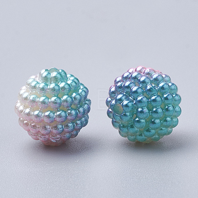 Imitation Pearl Acrylic Beads OACR-T004-12mm-03-1