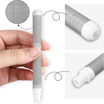 SUPERFINDINGS 20Pcs 201 Stainless Steel 60 Mesh Airless Spray Gun Filter FIND-FH0004-88-1