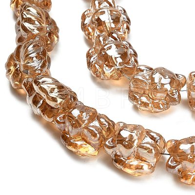Electroplate Glass Bead Strands EGLA-H110-01PL-02-1