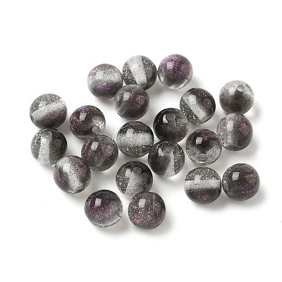 Two Tone Resin Beads RESI-Q025-02A-E-1