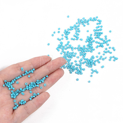Baking Paint Glass Seed Beads SEED-US0003-2mm-K10-1