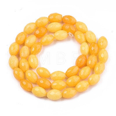 Natural White Jade Beads Strands G-T131-61B-1