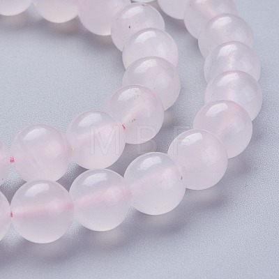 Natural Pink Calcite Beads Strands G-F687-01A-1