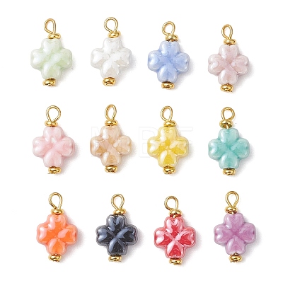 Handmade Porcelain Pendants PALLOY-JF04796-01-1