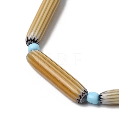 Handmade Lampwork Chevron Beads LS-LAMP-Z019-01-05-1