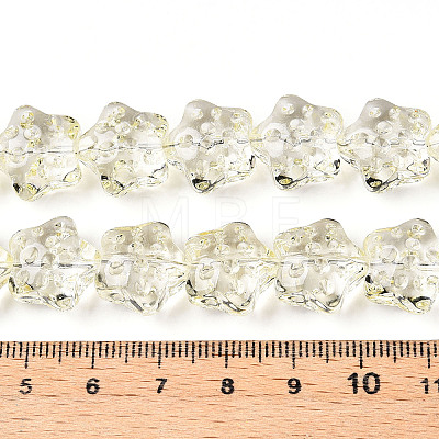 Transparency Glass Beads Strands GLAA-T023-12B-1