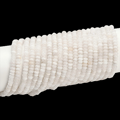 2 Strands Natural White Jade Beads Strands G-PA0001-24A-1