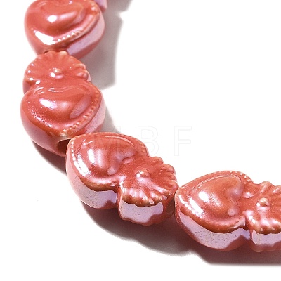 Handmade Porcelain Beads Strands PORC-I028-01D-1