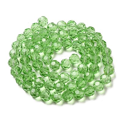 Transparent Glass Beads EGLA-A035-T10mm-D09-1