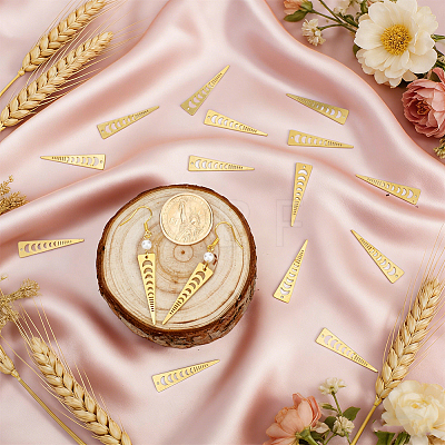 12Pcs Brass Pendants KK-GA0002-63-1