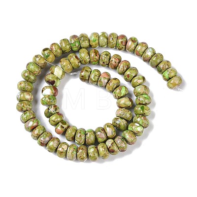 Dyed Synthetic Imperial Jasper Beads Strands G-P529-E01-A04-1