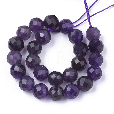 Natural Amethyst Beads Strands G-S345-8mm-010-1