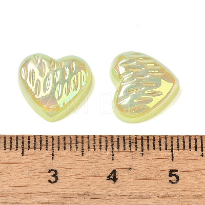 UV Plating Acrylic Cabochons OACR-H121-02B-1