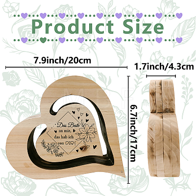 DIY Unfinished Wood Heart Cutouts WOOD-WH0035-004-1