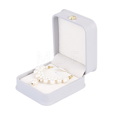 PU Leather Necklace Pendant Gift Boxes LBOX-TADJ0001-01A-1
